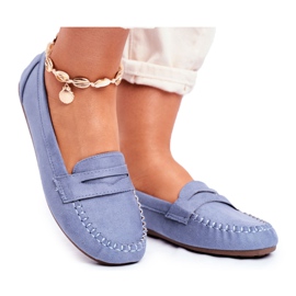 PS1 Dame Loafers Cloth Blue Panay blå