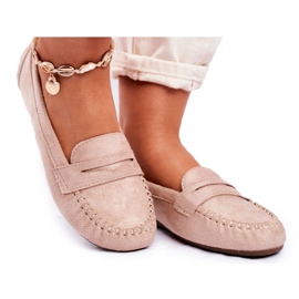 PS1 Loafers til kvinder Stof Beige Panay