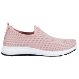 SHELOVET Pink Slip On Sko lyserød