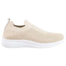 SHELOVET Tekstil Slip-On sko brun