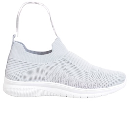 SHELOVET Tekstil Slip-On sko grå