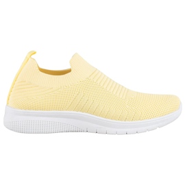 SHELOVET Tekstil Slip-On sko gul