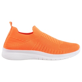 SHELOVET Tekstil Slip-On sko orange