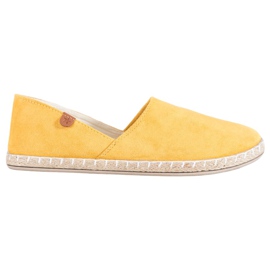 SHELOVET Slip-on gule Espadriller