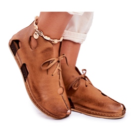 Brogues til kvinder Maciejka Rude 03426-19 brun