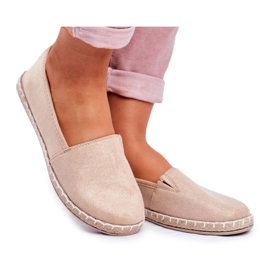 NEWS Kvinders Beige Lapu Lapu Slip-On Espadrilles