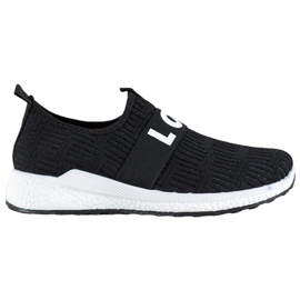 SHELOVET Elsker Slip-On sko sort