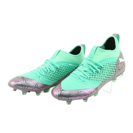 Fodboldstøvler Puma Future 2.3 Netfit Fg Ag Color Shift M 104832 01 grøn