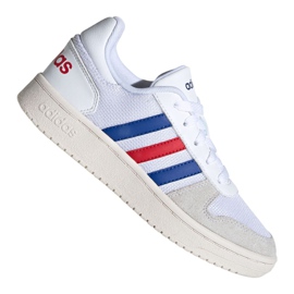 Adidas Hoops 2.0 Jr FW9120 sko hvid grå
