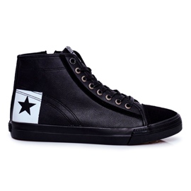 Mænds sneakers Big Star Sort EE174066
