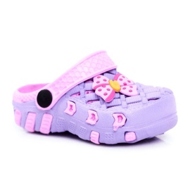 NEWS Tøfler til børn Foam Crocs Violet Bow Susan