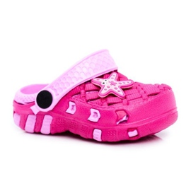 Tøfler til børn Foam Crocs Pink Starfish Susan lyserød