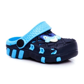 Tøfler til børn Skum Crocs Black Seahorse Casper sort blå