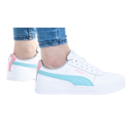 Puma Carina L Jr 370677 06 hvid orange