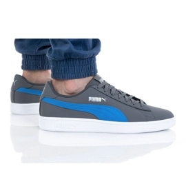 Sko Puma Smash V2 Buck M 365160 25 blå grå