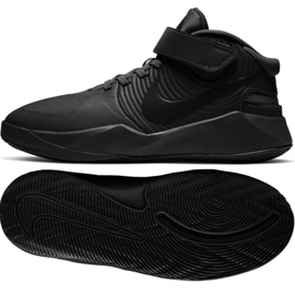 Nike Team Hustle D 9 FlyEase Jr BV2952-010 flerfarvet sort