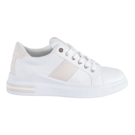 RTX WALK Sneakers med beige indlæg hvid lyserød