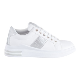 RTX WALK Sneakers med sølvindsatser hvid grå