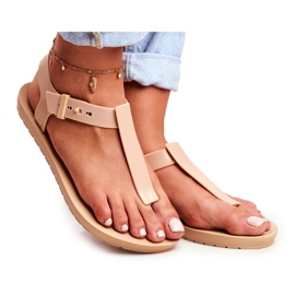 Kvinders sandaler Duftende gummi ZAXY Beige DD285040