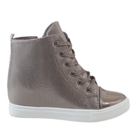 Grå kile sneakers 29333-3