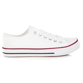 SHELOVET Hvide sneakers