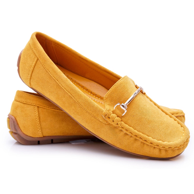 SEA Kvinders gule loafers ruskind Sonnero