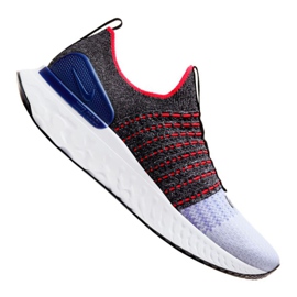 Nike React Phantom Run Flyknit 2 M CJ0277-002 sko blå flerfarvet