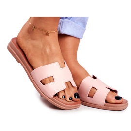 BUGO Kvinders hjemmesko Pink Geometric Classic Theodora lyserød