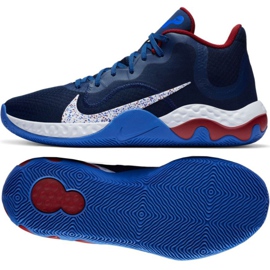 Basketballsko Nike Renew Elevate M CK2669 400 flerfarvet blå