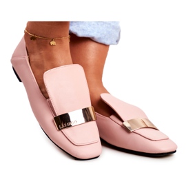 Lu Boo Women's Lords Pink Gold Badge Harlem lyserød