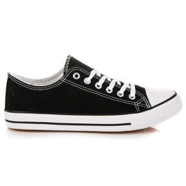SHELOVET Sorte sneakers