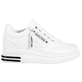 SHELOVET Evolutions hvide sneakers