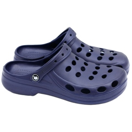Flameshoes Hjemmesko til mænd Sandaler Marineblå Crocs marine blå