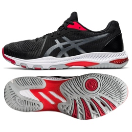 Asics Netburner Ballistic Ff 2 M 1051A041-001 volleyballsko flerfarvet sort