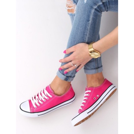 Klassiske kvinders pink sneakers JD05P Rosa lyserød
