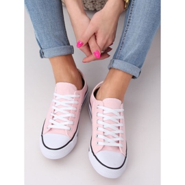 Klassiske kvinders sneakers lyserød JD05P Pink