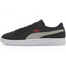 Puma Smash v2 Buck Jr 365182 19 sko sort