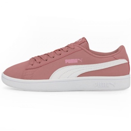 Puma Smash v2 Buck Jr 365182 21 sort lyserød