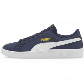 Puma Smash v2 Buck Jr 365182 22 sort marine blå