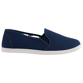 SHELOVET Komfortable Slip-On sneakers blå