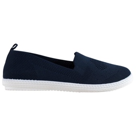 Via Giulia  Marineblå openwork sneakers