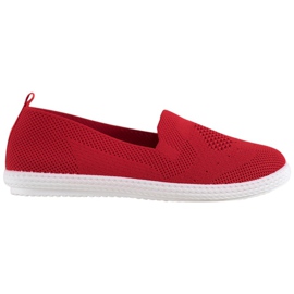 Via Giulia  Røde openwork sneakers