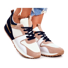 EVE Sportssko til kvinder Beige Golden Clementine Elements hvid brun gylden