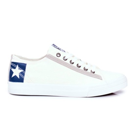 Mænds sneakers Big Star Hvid DD174212BS