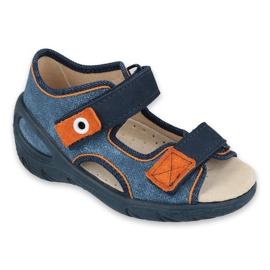 Befado børnesko pu 065X140 marine blå