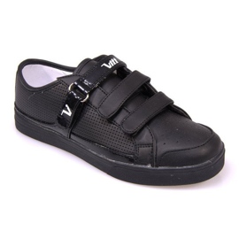 Sneakers Med velcro F-1-02 Sort