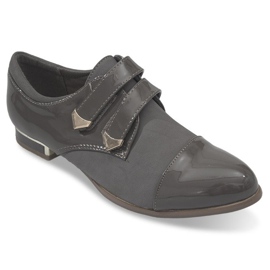 Jazzówki Brogues Med Velcro 1809 Grå