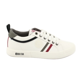 Big Star damesneakers lavet af øko-læder GG274187 hvid