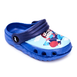 Tøfler til børn Foam Crocs Blue Teddy Bear Pilot SuperFly blå