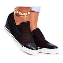 Kvinders sneakers Lu Boo med mesh sort Morgono